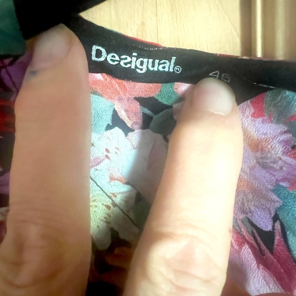 Disigual wrap dress size 12 floral - Picture 5 of 9